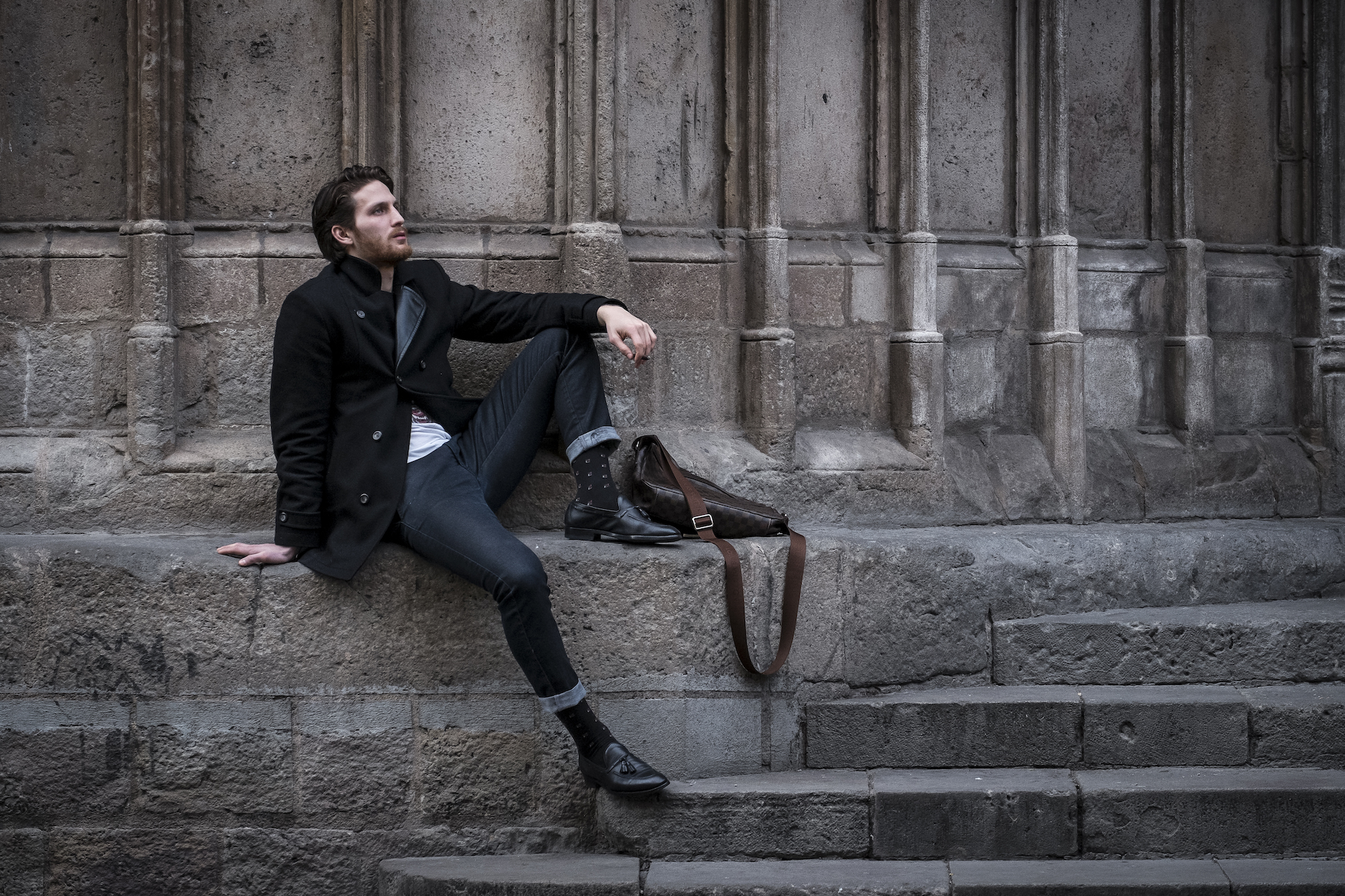 Barcelona photography tour portrait photoshoot in the Borne.