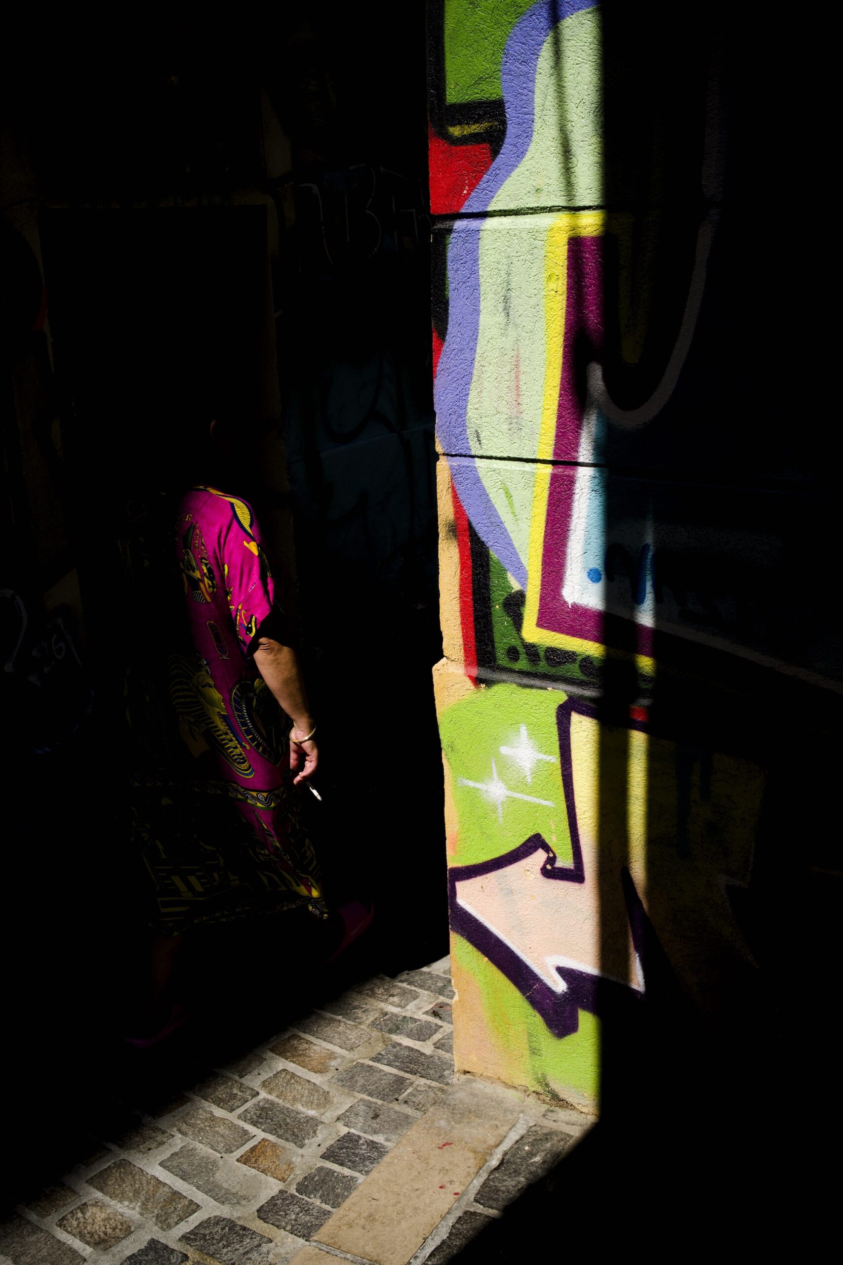 Combining street art with photography