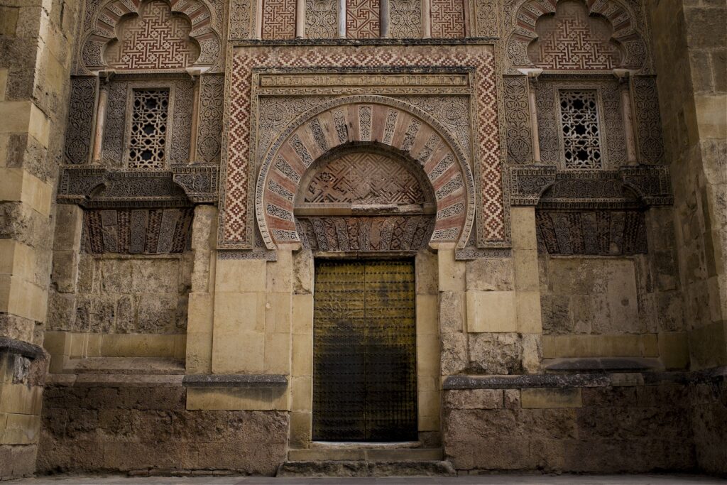 Cordoba mosque facade on a photo workshop in Andalusia
